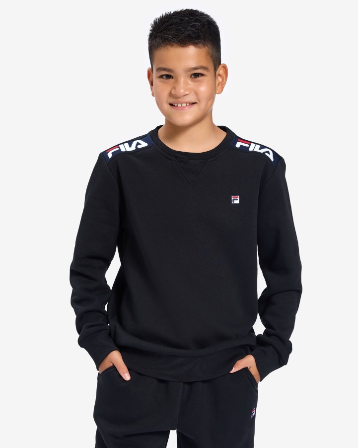 Kid's Badge 2.0 Crew Black Fila