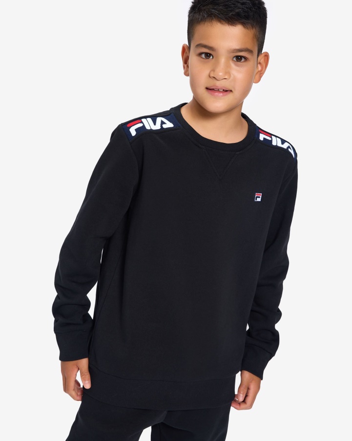 Kid's Badge 2.0 Crew Black Fila