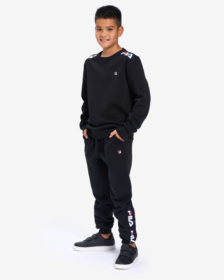 Kid's Badge 2.0 Crew Black Fila