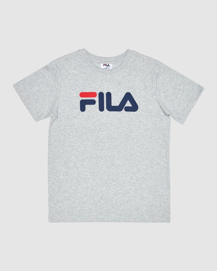 Classic Kid's Tee Silver Marle Fila