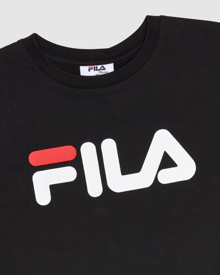 Black Classic Kid's Tee Fila