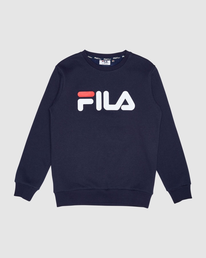 Classic Kid's Crew New Navy Fila