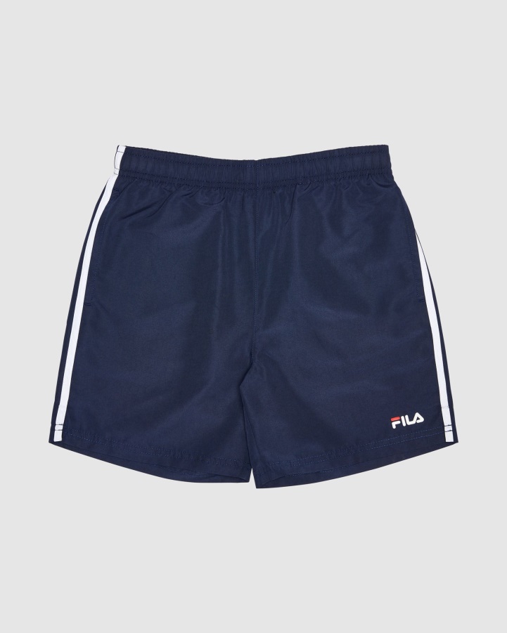 New Navy Classic Kid's Microfibre Short Fila