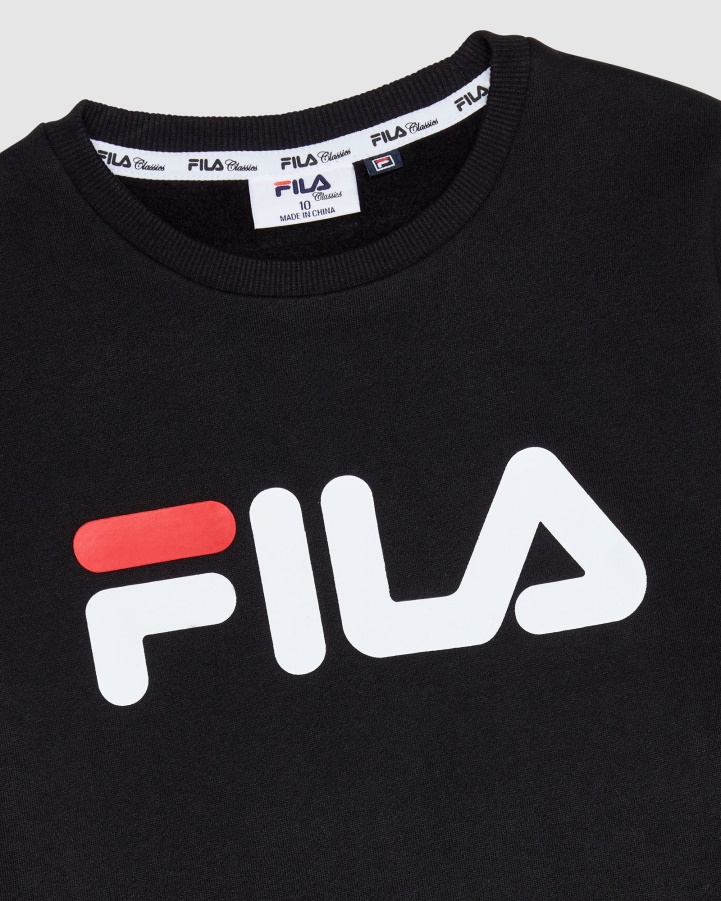Fila Black Classic Kid's Crew
