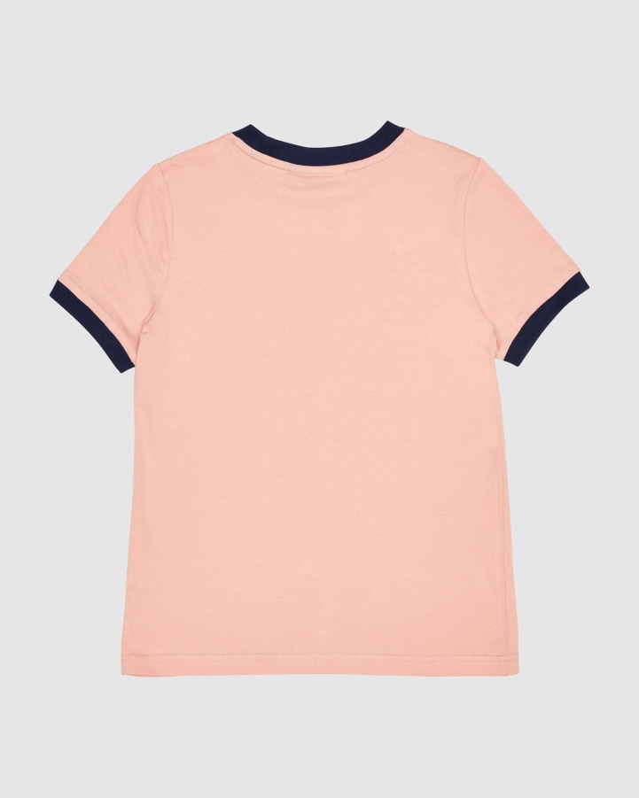 Fila Classic Girl's Ringer Tee Mellow Rose