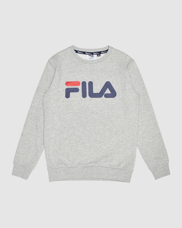 Silver Marle Fila Classic Kid's Crew