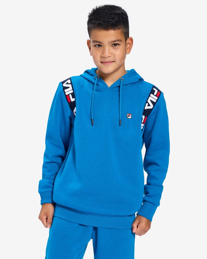 Mykonos Blue Kid's Badge 2.0 Hood Fila