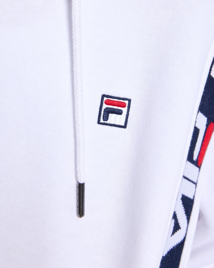 White Fila Kid's Badge 2.0 Hood