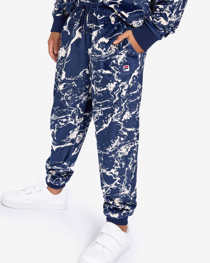 Fila Navy Marble Kid's Sloane Pant