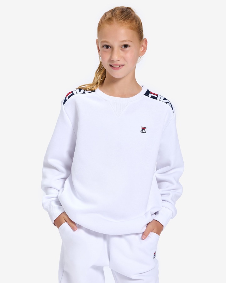 Kid's Badge 2.0 Crew White Fila