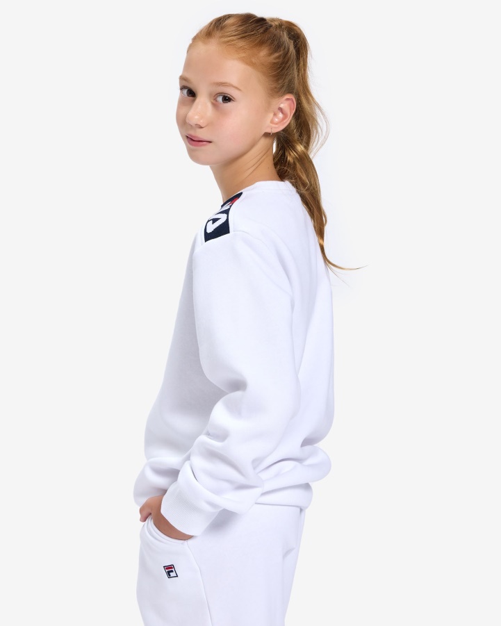 Kid's Badge 2.0 Crew White Fila
