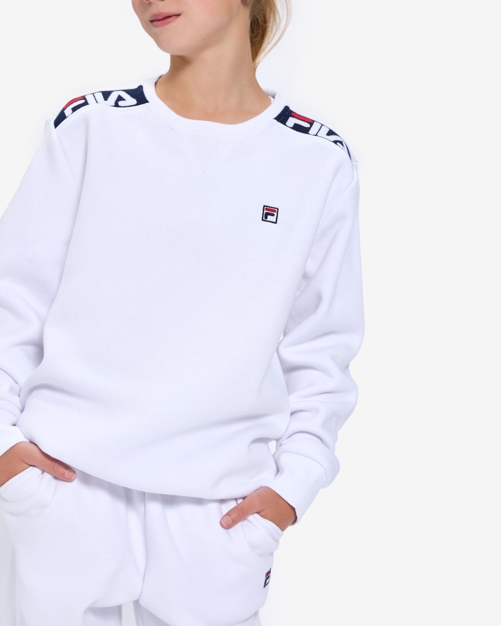 Kid's Badge 2.0 Crew White Fila