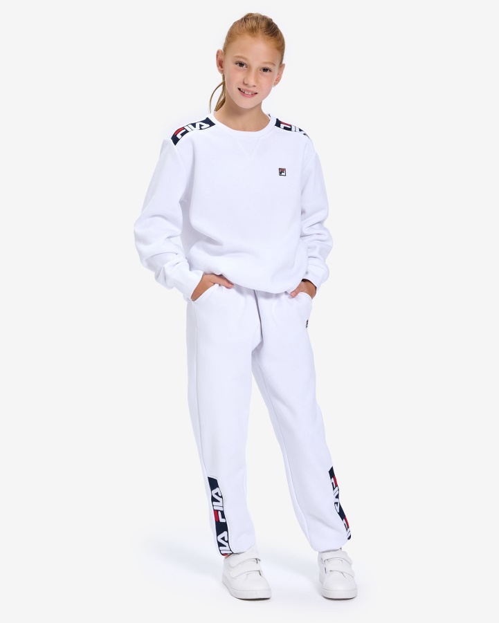 Kid's Badge 2.0 Crew White Fila