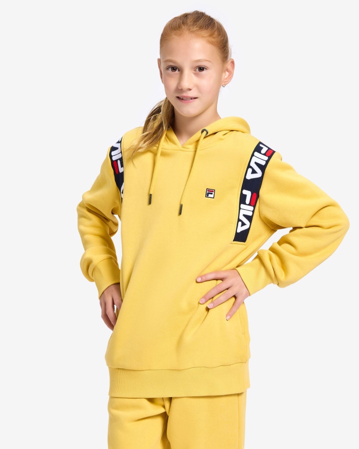 Misted Yellow Kid's Badge 2.0 Hood Fila