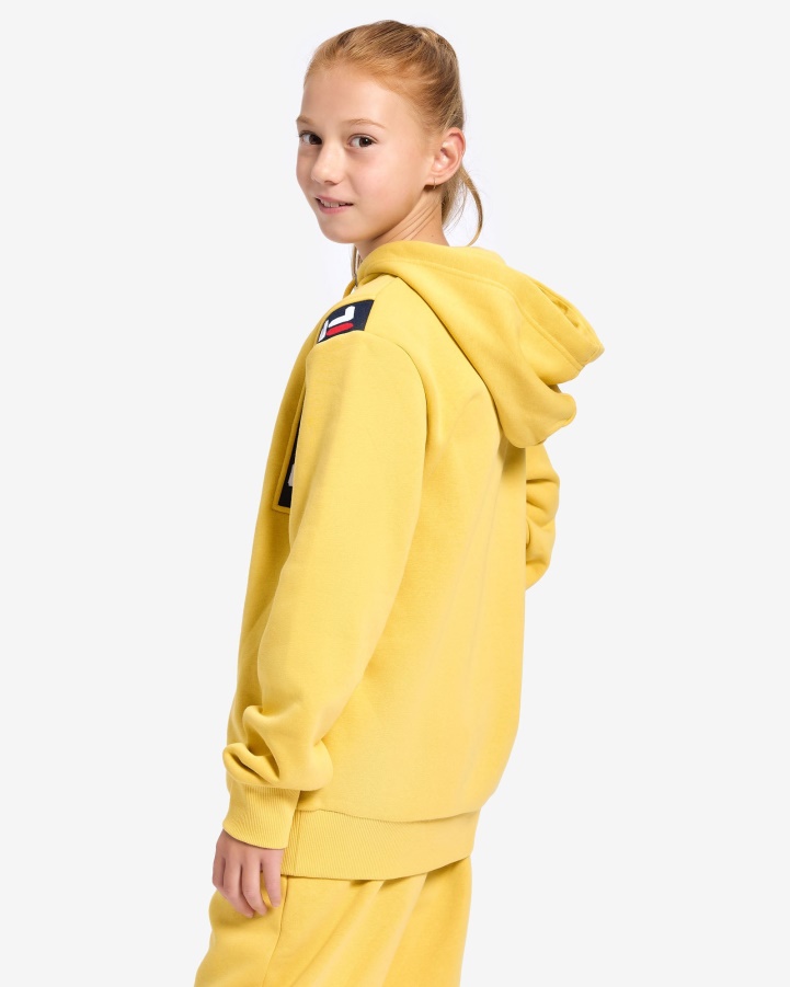 Misted Yellow Kid's Badge 2.0 Hood Fila