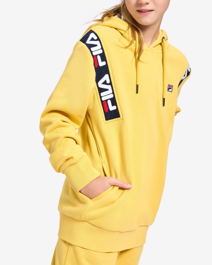 Misted Yellow Kid's Badge 2.0 Hood Fila