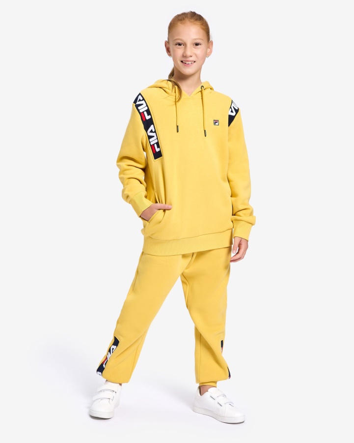 Misted Yellow Kid's Badge 2.0 Hood Fila
