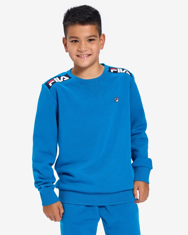 Fila Kid's Badge 2.0 Crew Mykonos Blue