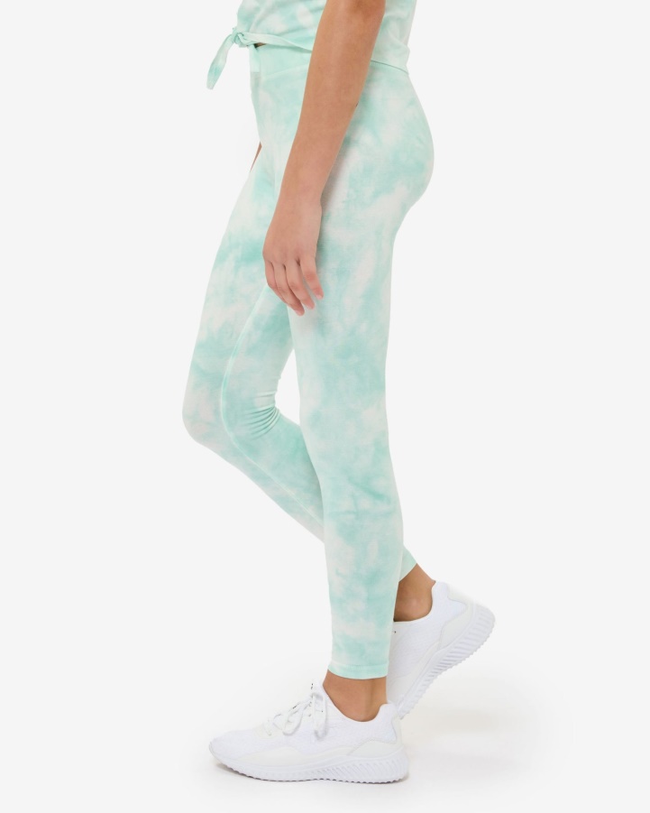 Mint Tie Dye Fila Frankie Tights