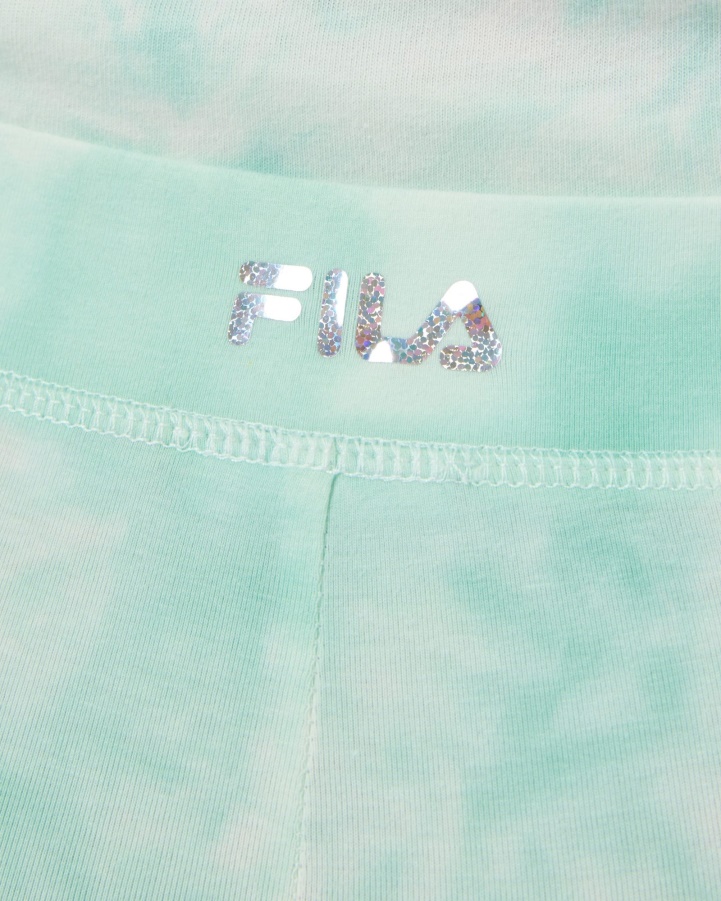 Mint Tie Dye Fila Frankie Tights