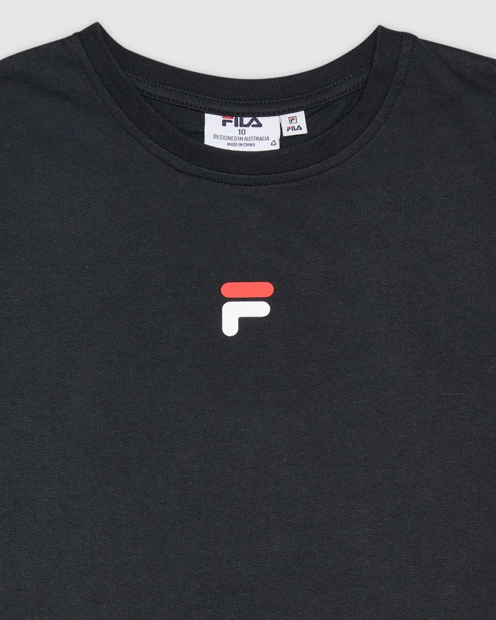 Fila Black Boy's Carson Tee