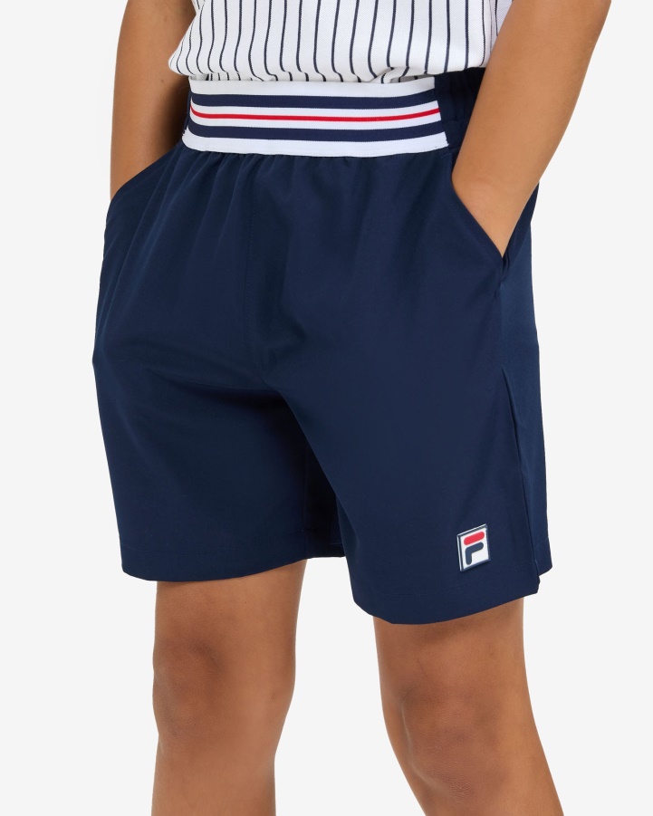 New Navy Fila Clay Short