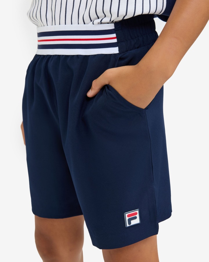 New Navy Fila Clay Short