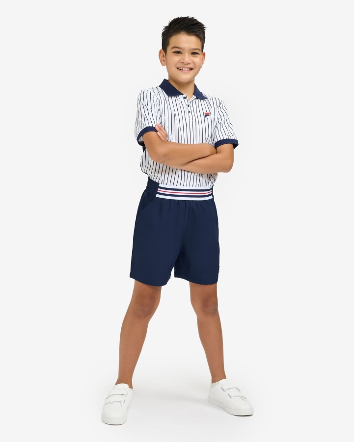 New Navy Fila Clay Short