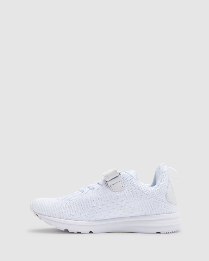 White Kid's FILA Classico Strap Fila