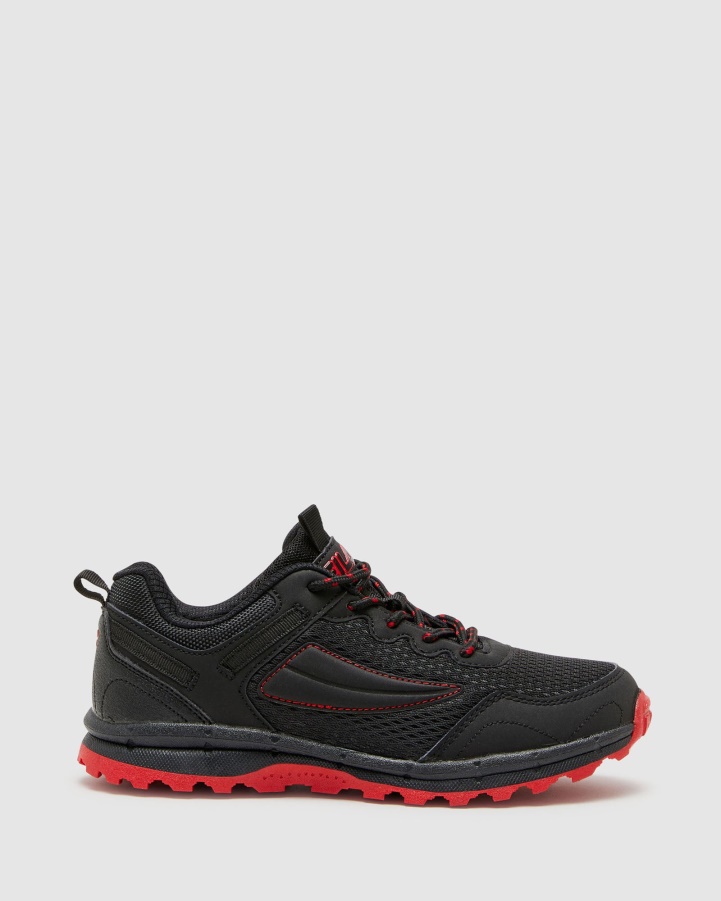 Fila Black/Red Kid's FILA Trento