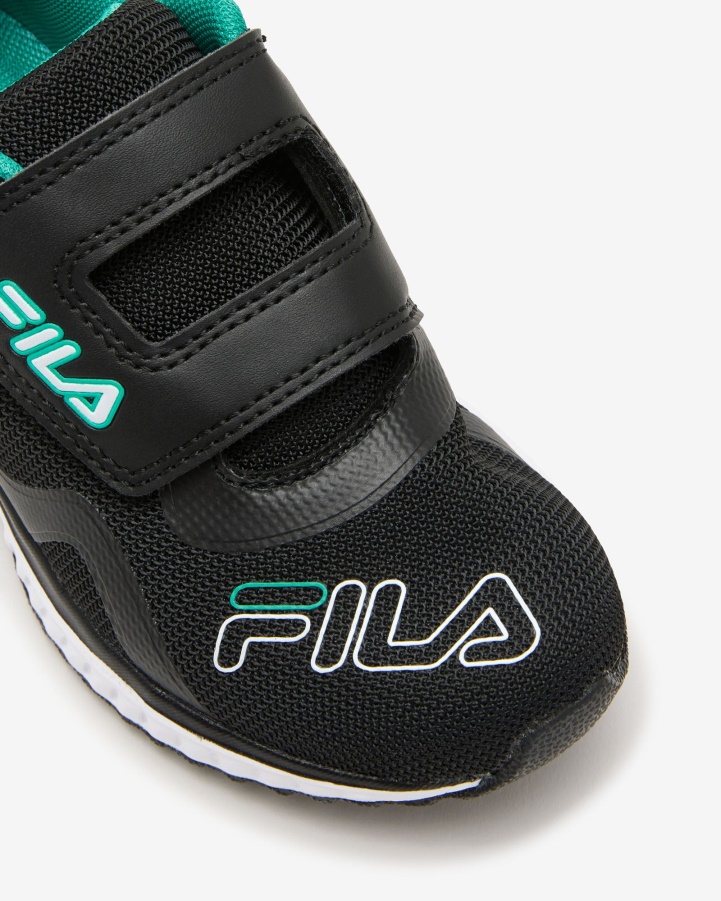 Kid's FILA Stressa Strap Fila Black/Green