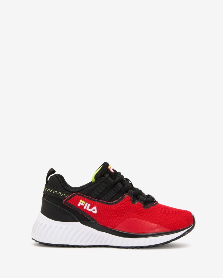 Kids FILA Molise Black/Yellow/Red Fila