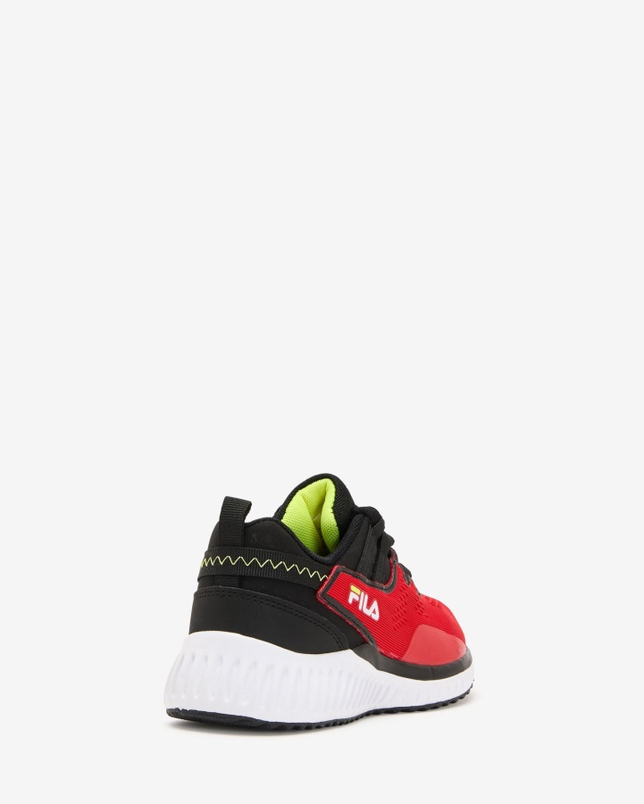Kids FILA Molise Black/Yellow/Red Fila