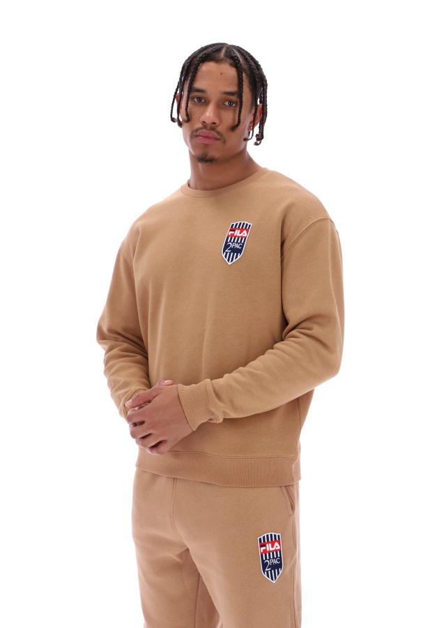 Tupac Fleece Patch Crew Jumper Fila