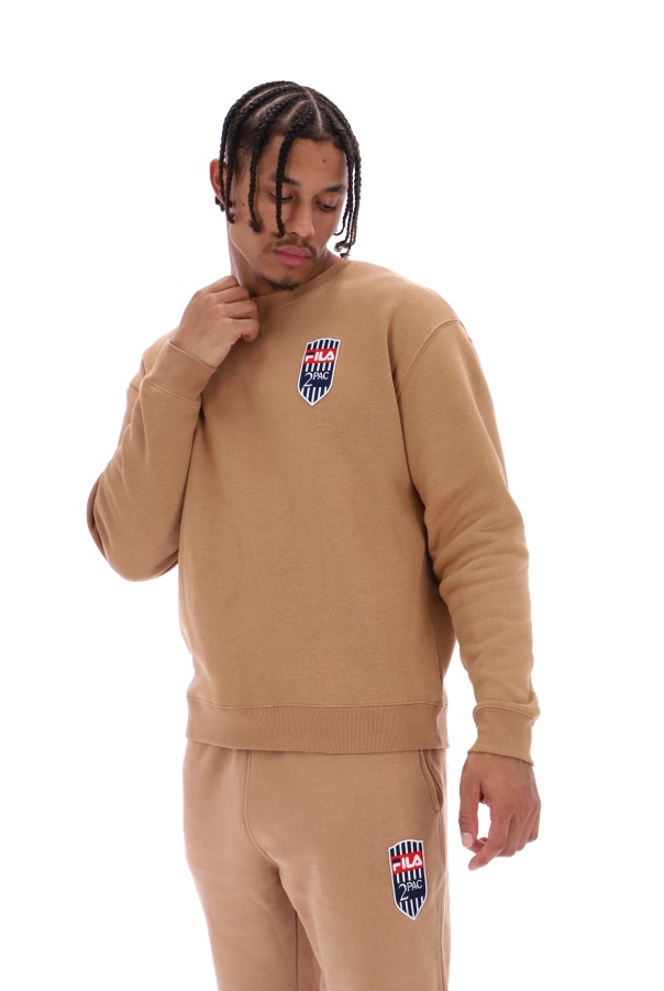 Tupac Fleece Patch Crew Jumper Fila