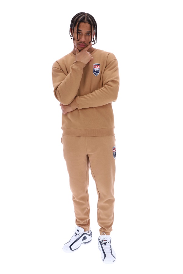 Tupac Fleece Patch Crew Jumper Fila