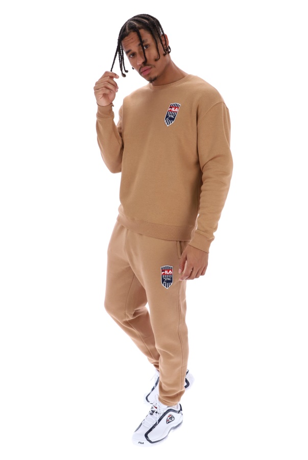 Tupac Fleece Patch Crew Jumper Fila