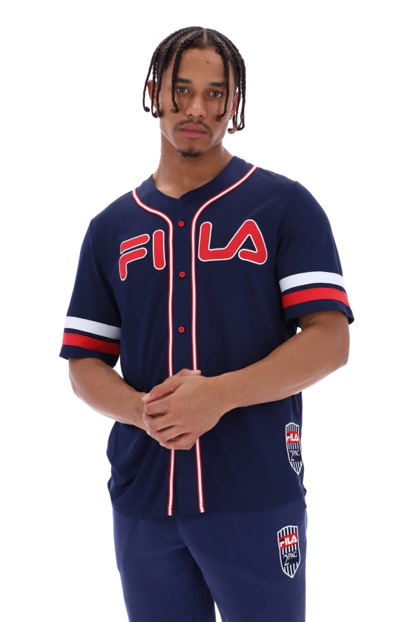Fila Tupac Baseball Jersey Shirt