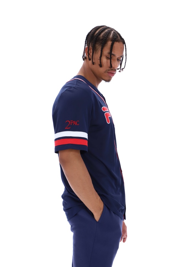 Fila Tupac Baseball Jersey Shirt