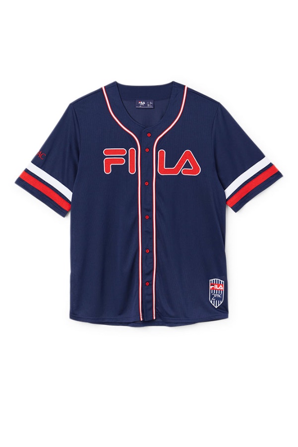 Fila Tupac Baseball Jersey Shirt