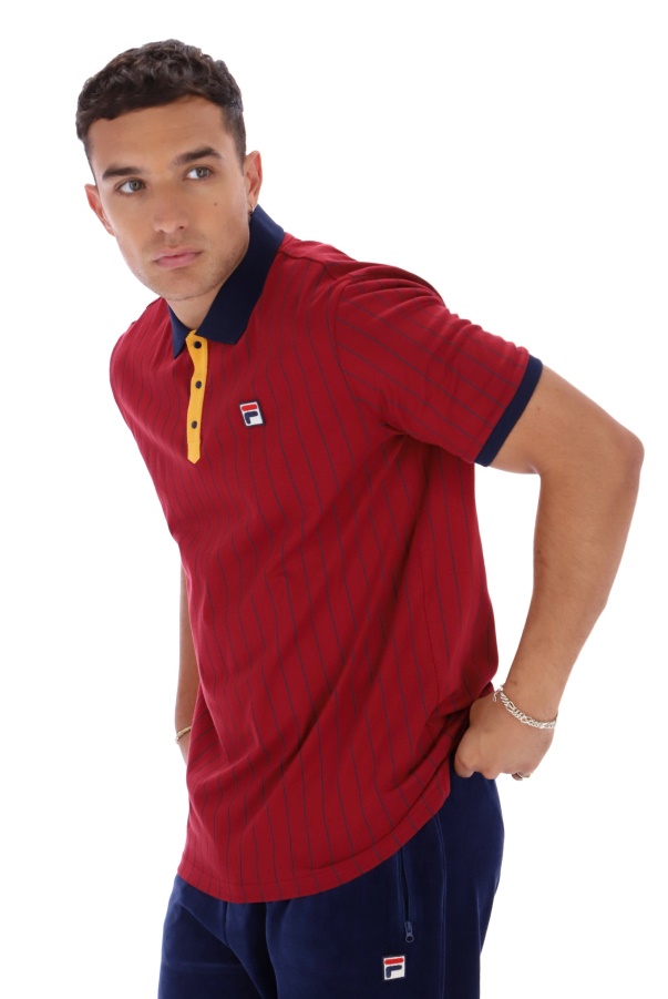 BB1 Classic Vintage Striped Fila Polo