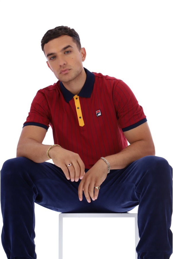 BB1 Classic Vintage Striped Fila Polo