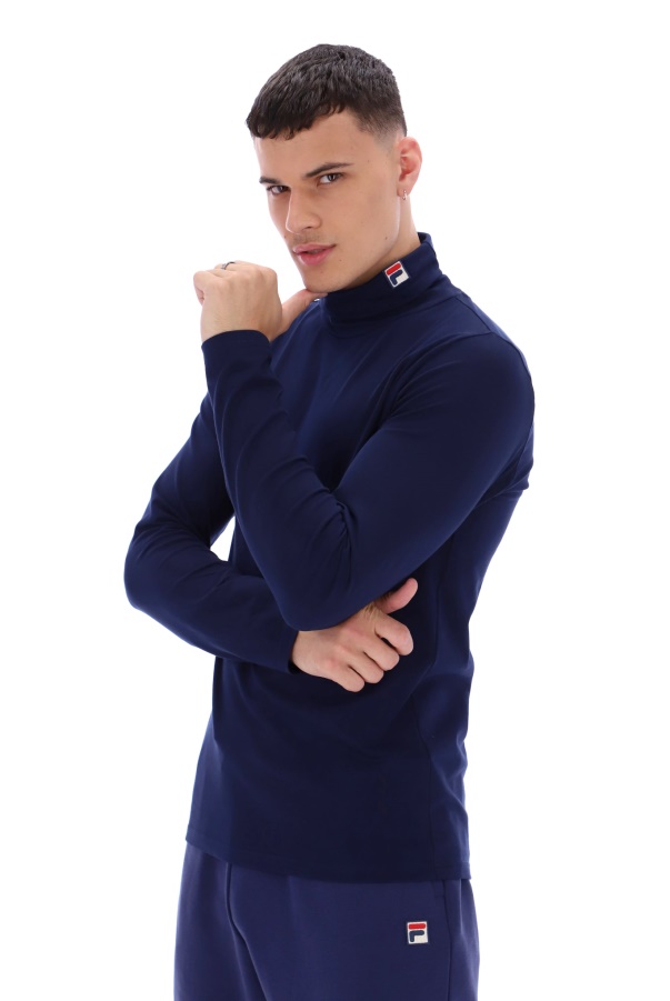 19th Classic Fila Roll Neck Sweater