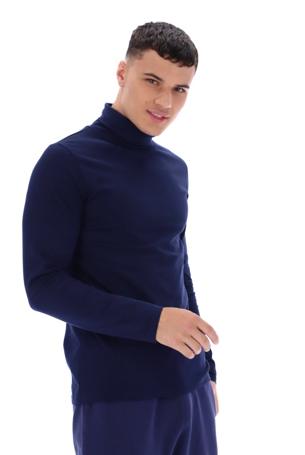 19th Classic Fila Roll Neck Sweater