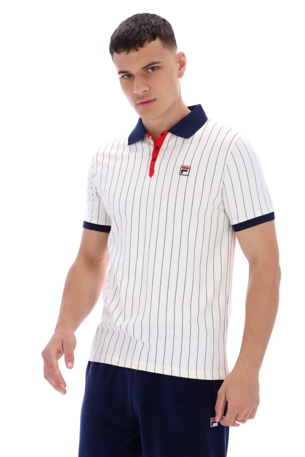 Classic Vintage Fila Striped Polo BB1
