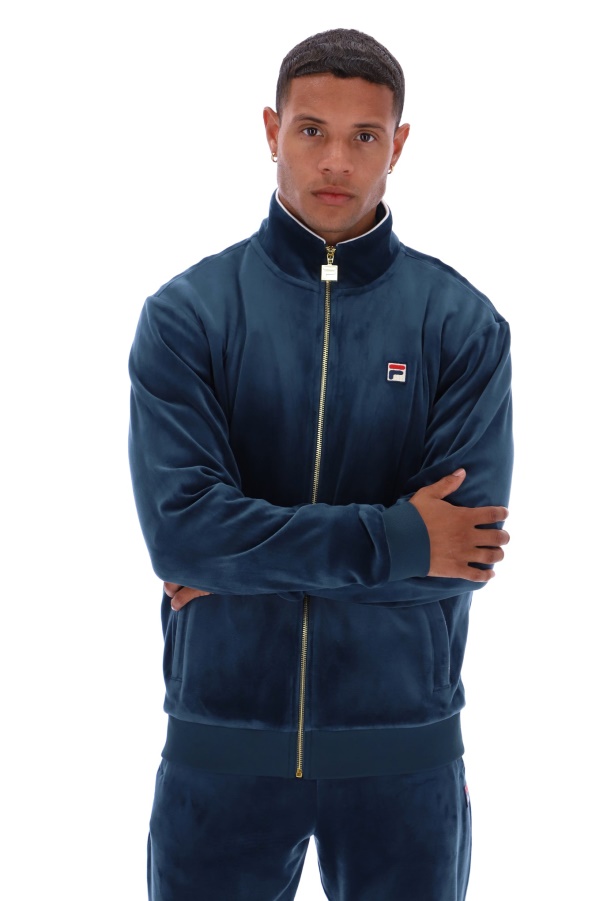 Irving Velour Fila Track Top
