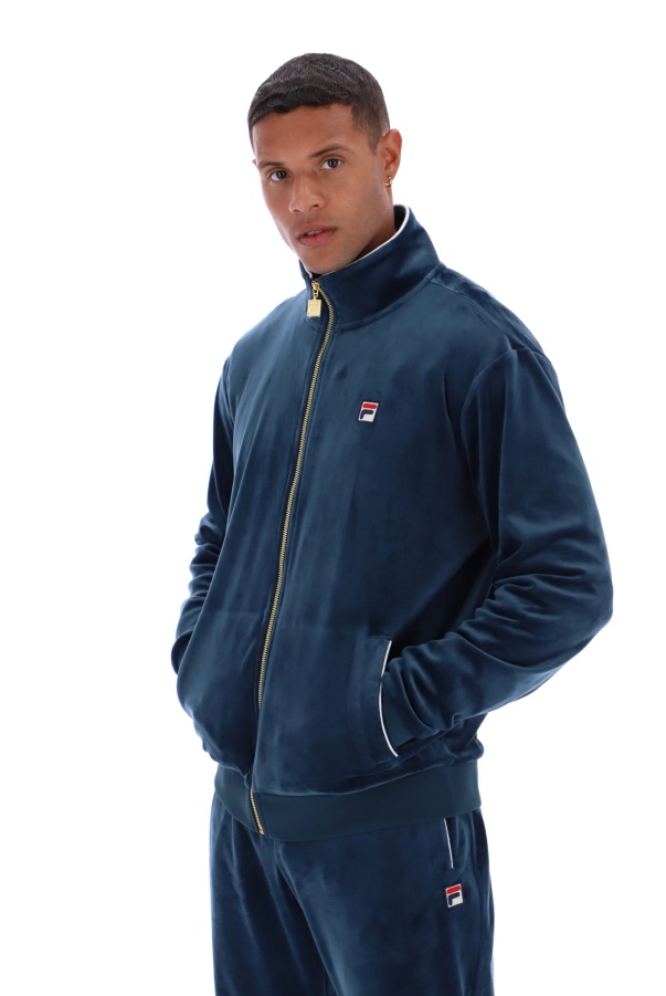 Irving Velour Fila Track Top