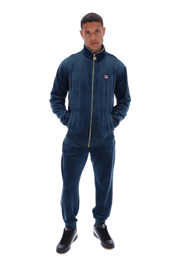 Irving Velour Fila Track Top