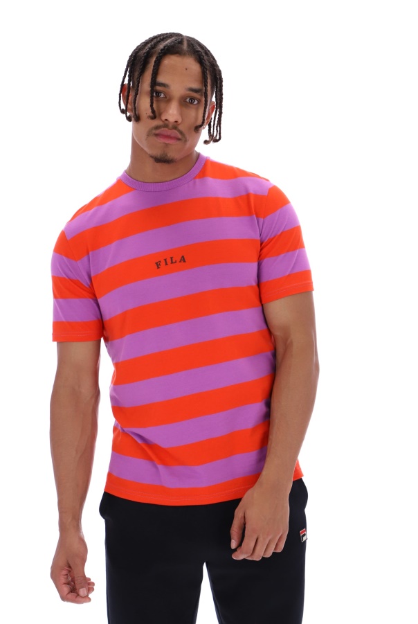 Fila Barney Unisex Oversized Striped Tee