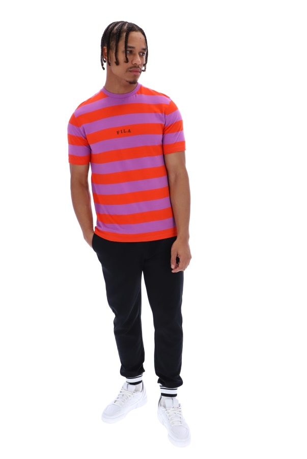Fila Barney Unisex Oversized Striped Tee